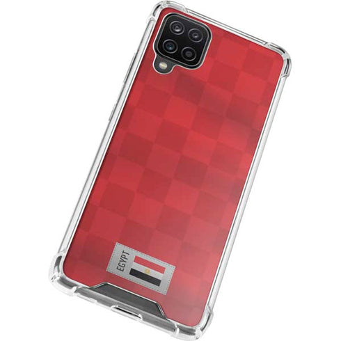 Egypt Soccer Flag Galaxy A12 Clear Case